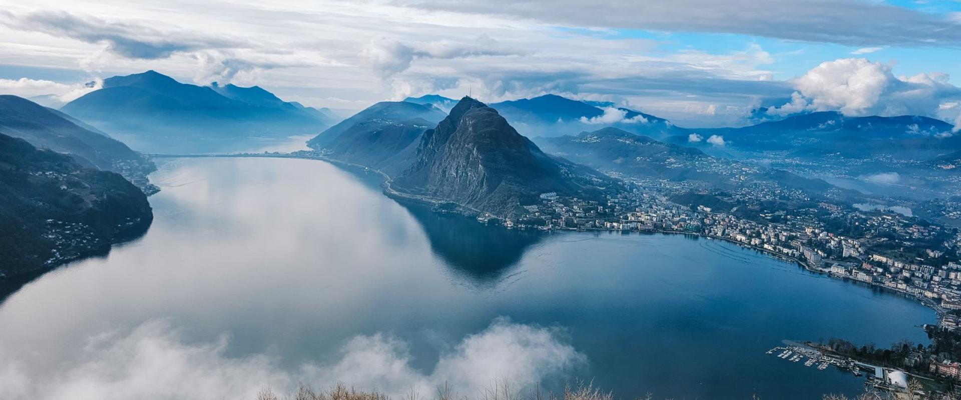 Walking Around Lugano City (Lake Lugano)